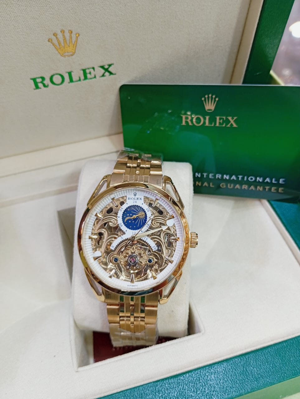 Rolex Automatic Movment With Stain Lees Steel