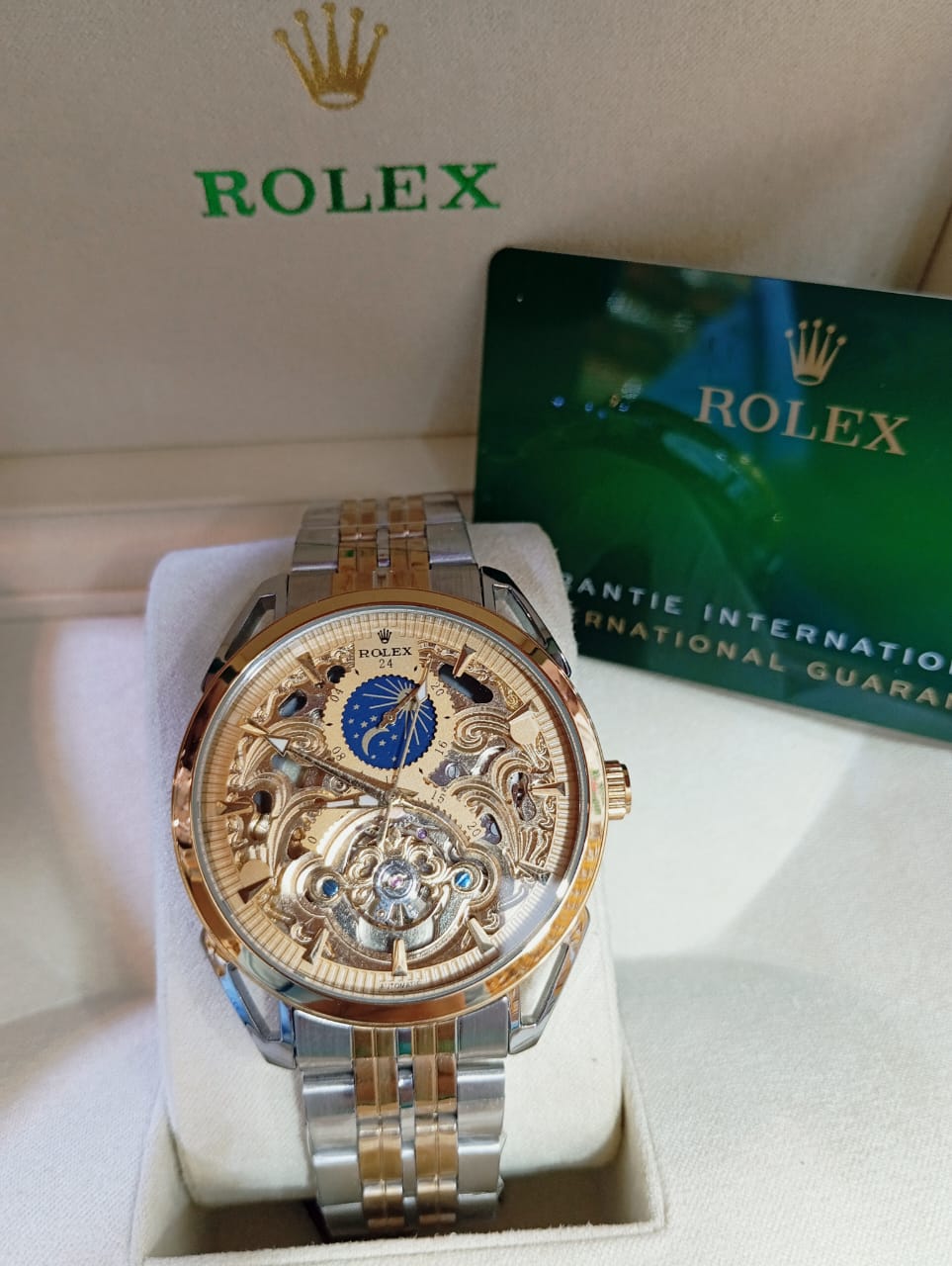 Rolex Automatic Movment With Stain Lees Steel