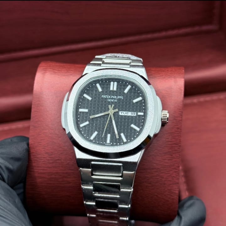 Patek Philippe Watch With Stain Lees Steel
