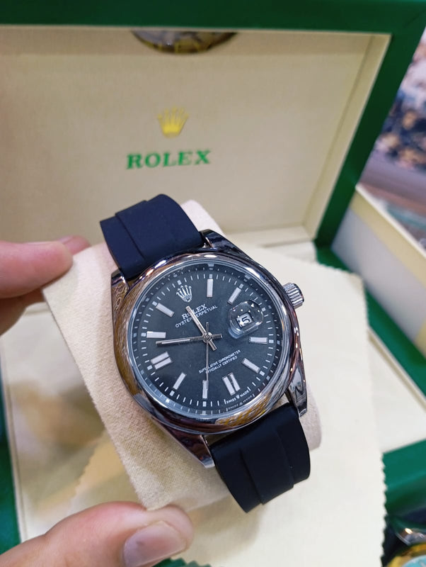 Rolex Watch With rubber Straps