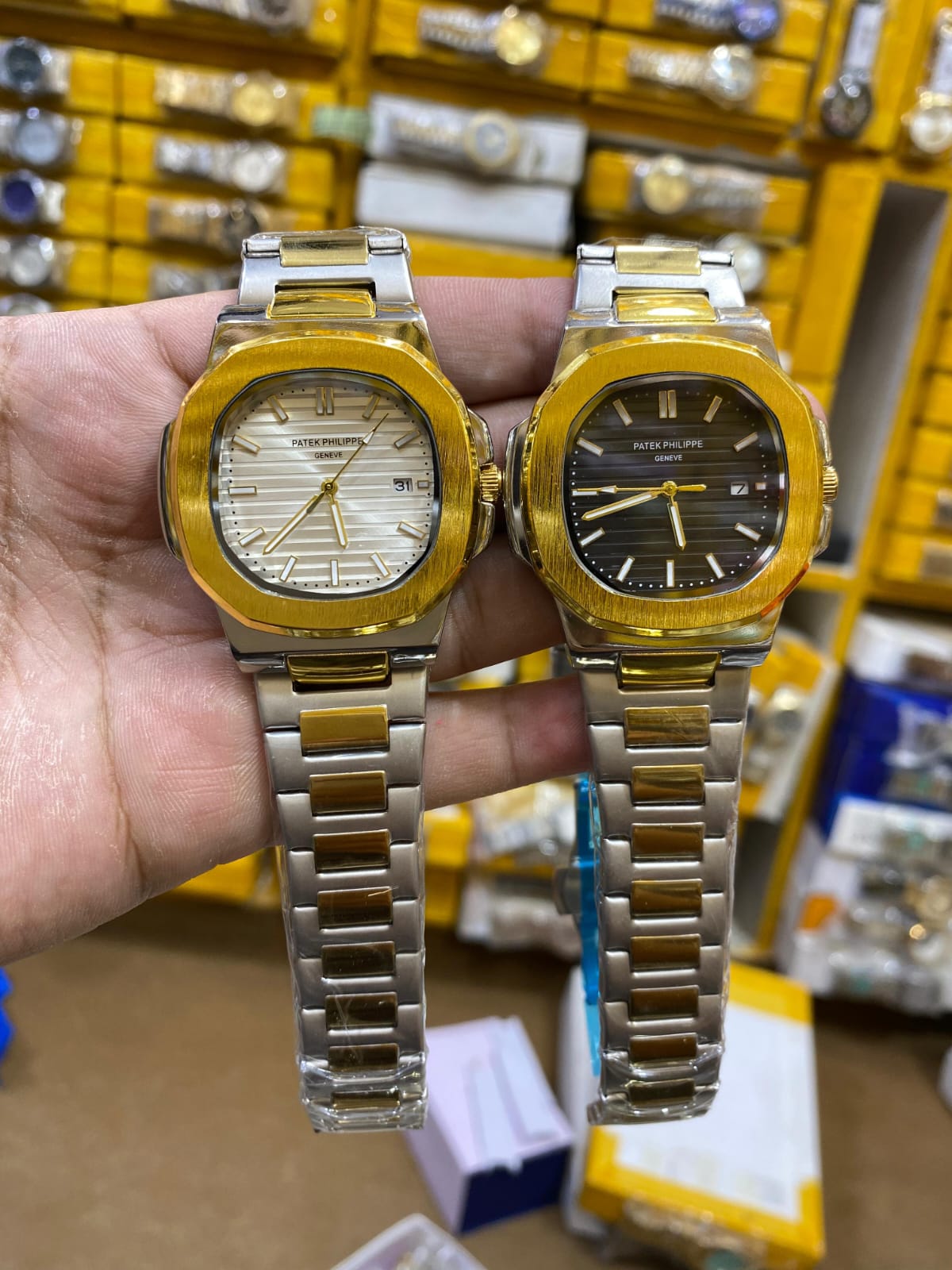 Patek Philippe Watch  With Stain Lees Steel