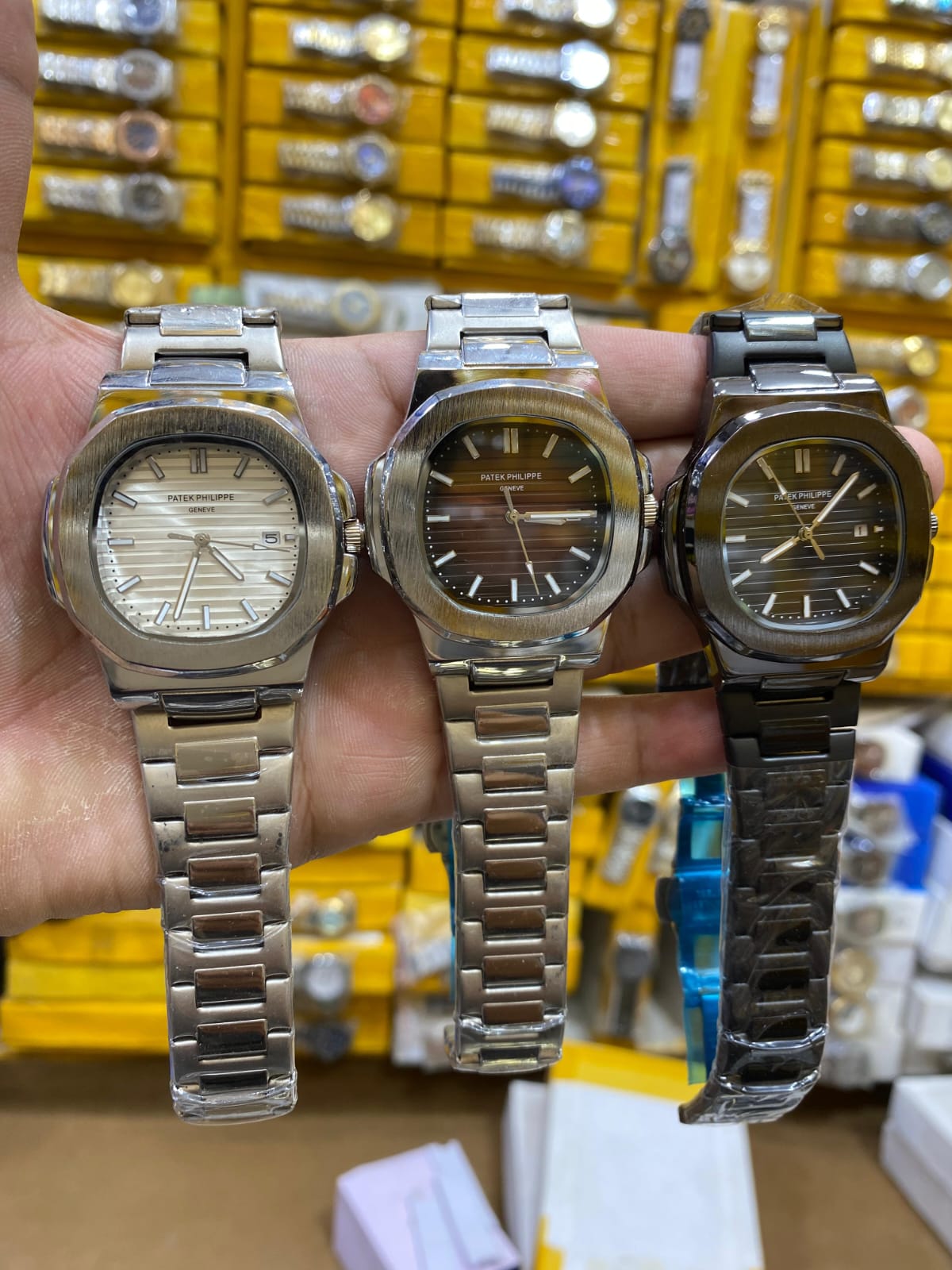 Patek Philippe Watch  With Stain Lees Steel