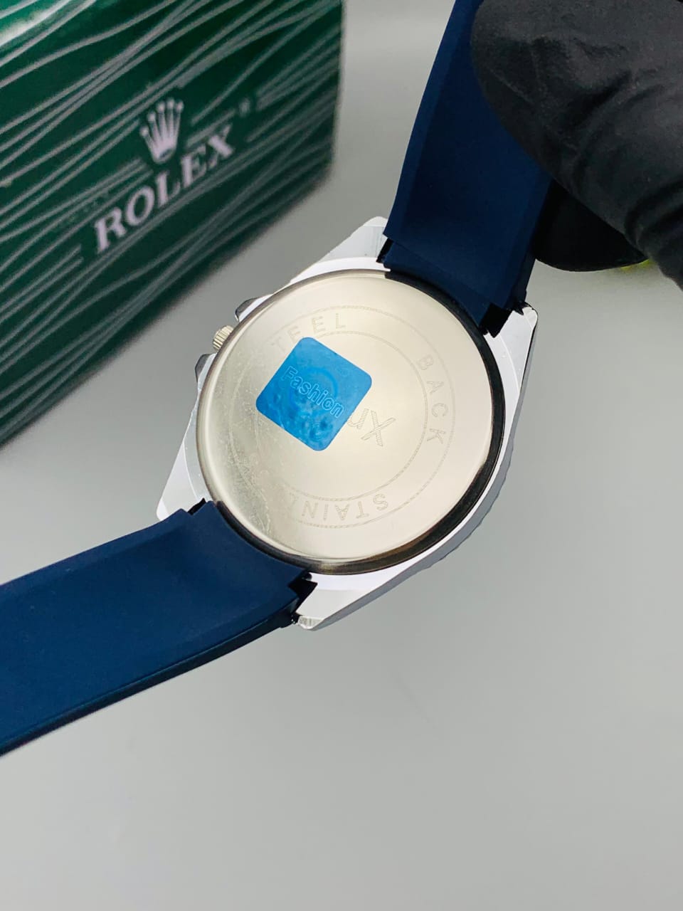 Rolex Watch GMT With Rottating Dial With Gray Color